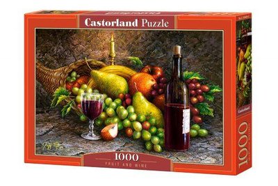Пазли Castorland "Фрукти та вино" 1000 елементів 68 х 47 см C-104604 фото 1