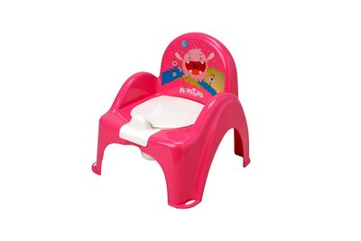 Дитячий горщик-стілець TEGA BABY "Монстрики" з музикою рожевий фото 1