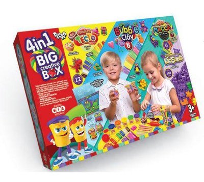 Набор для лепки Danko Toys Big Creative Box 4 в 1 (рус) BCRB-01-01 фото 1