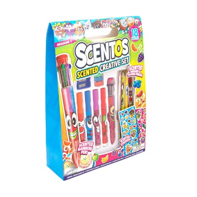 Ароматный набор для творчества Scentos - Фруктовое вдохновение (карандаши, маркеры, наклейки, ручка) фото 1