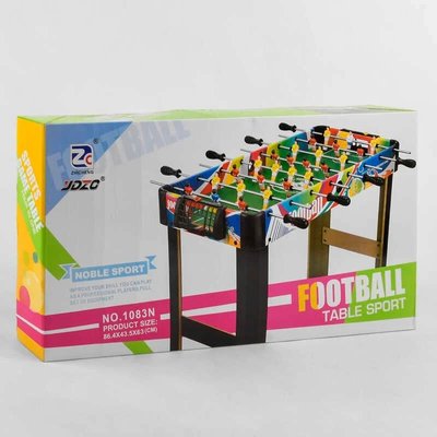 Ігровий стіл "Настільний футбол" на штангах з рахунками дерев'яний з ніжками 1083 N фото 1