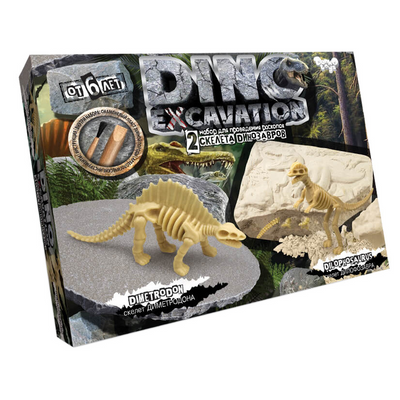 Набор для проведения раскопок Danko Toys Dino Excavation (рус) DEX-01-05 фото 1