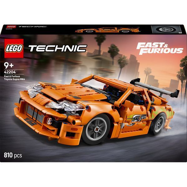 Конструктор LEGO Technic Fast and Furious Toyota Supra MK4 810 деталей з 9 років 42204 фото 2