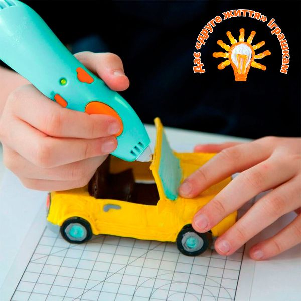 3D-ручка 3Doodler Start Plus для дитячої творчості базовий набір - КРЕАТИВ 72 стрижня фото 7