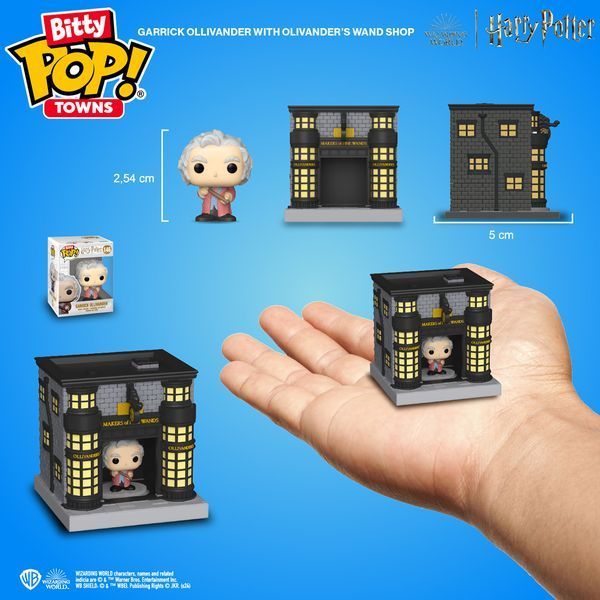 Набор BITTY POP! Town Гарри Поттер Олливандер и магазин волшебных палочек 2,5 см 83627 фото 3