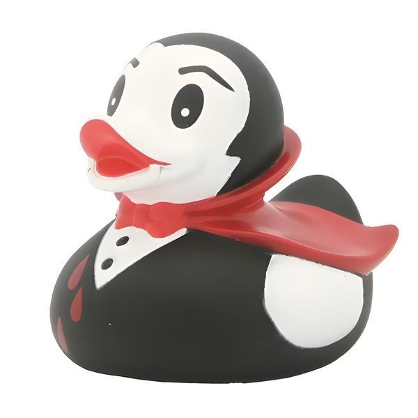 Стильна тематична гумова качечка FunnyDucks "Дракула" L1893 фото 6