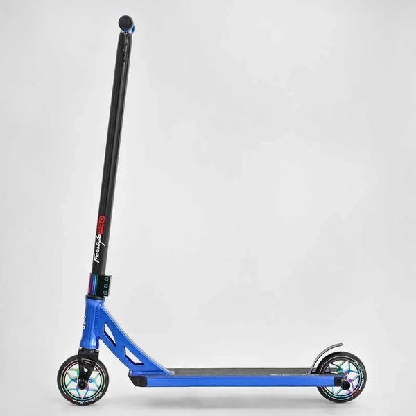 Трюковый самокат Best Scooter Freestyle PRO HIC-система, пеги, колёса 120 мм синий фото 3