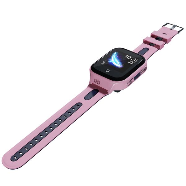 Детские водонепроницаемые GPS часы MYOX MX-70GW (4G) розовые с видеозвонком фото 6