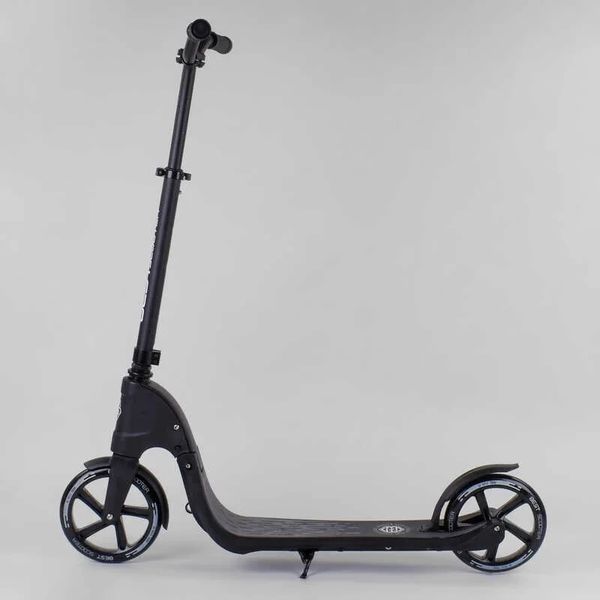 Самокат двоколісний складаний Best Scooter Matrix FC до 100 кг колеса PU 200 мм чорний 72378 фото 6