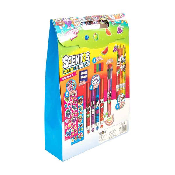 Ароматный набор для творчества Scentos - Фруктовое вдохновение (карандаши, маркеры, наклейки, ручка) фото 3