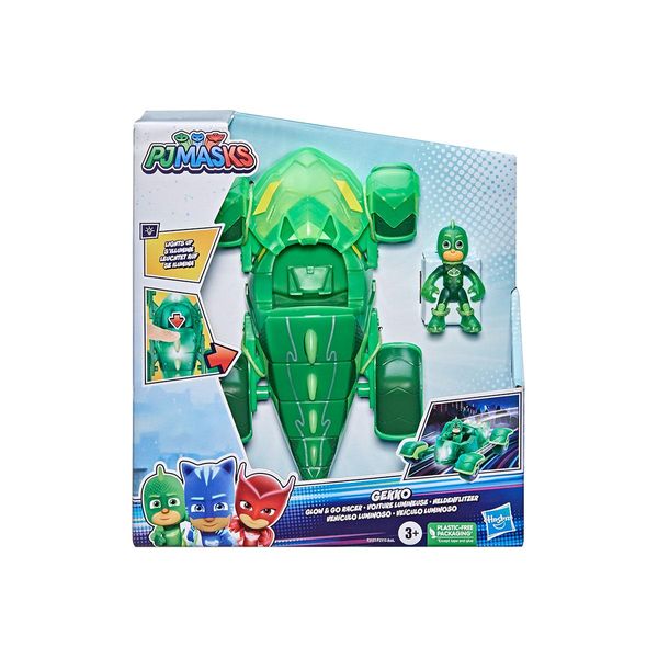 Фигурка Герои в масках (PJ MASKS) Гоночный Геккомобиль (с фигуркой, светится) фото 5