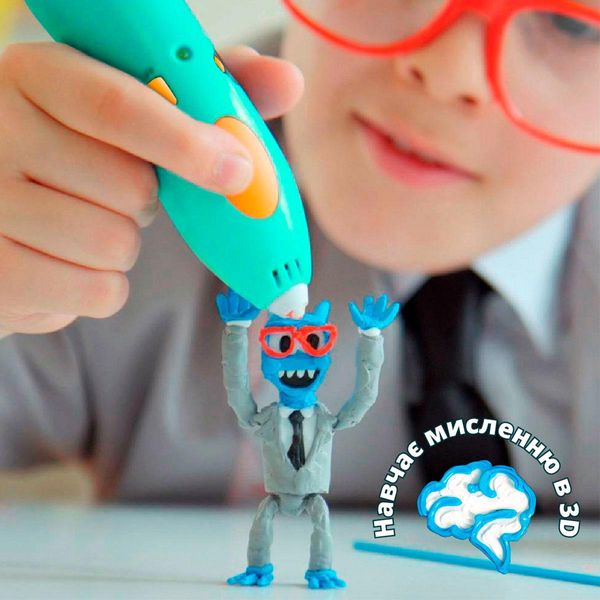 3D-ручка 3Doodler Start Plus для дитячої творчості базовий набір - КРЕАТИВ 72 стрижня фото 8
