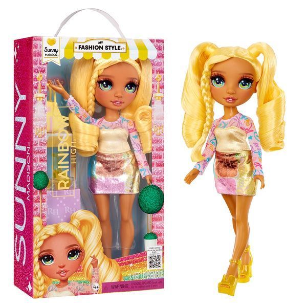 Кукла RAINBOW HIGH с артикуляцией серии "My Fashion Style" Санни 27 см с аксессуарами 547570 фото 2