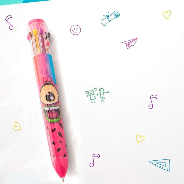 Ароматный набор для творчества Scentos - Фруктовое вдохновение (карандаши, маркеры, наклейки, ручка) фото 6