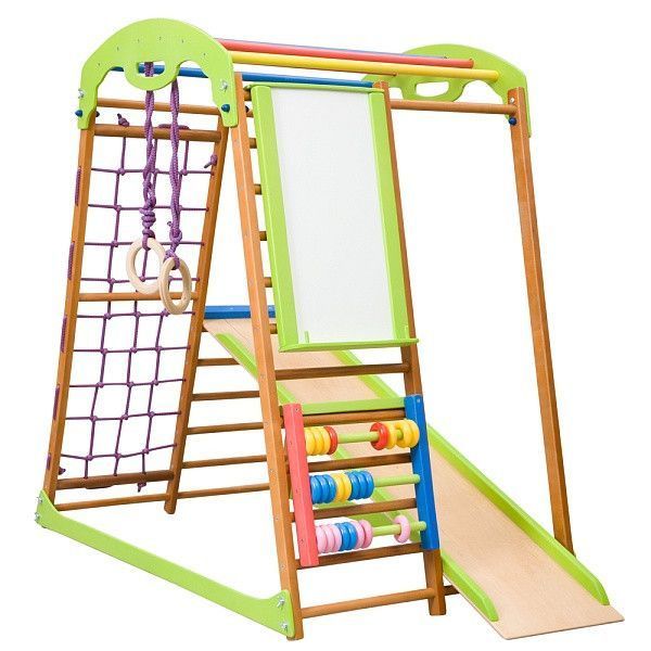 Домашний детский спортивный уголок SportBaby BabyWood Plus фото 3