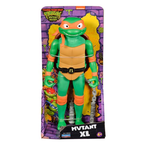 Игровая фигурка с артикуляцией TMNT Черепашки-Ниндзя Movie III XL Микеланджело 26 см фото 2