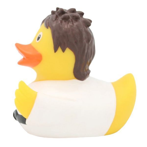 Стильна тематична гумова качечка FunnyDucks "Каратистка" L2099 фото 6
