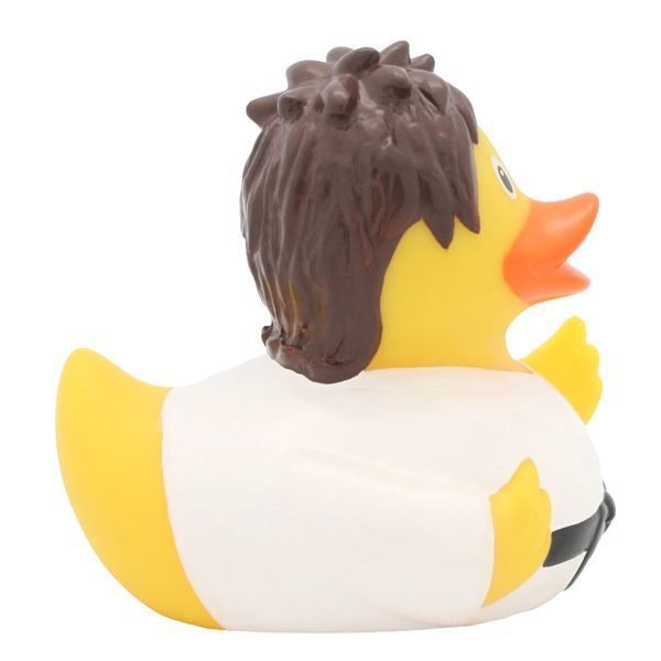 Стильна тематична гумова качечка FunnyDucks "Каратистка" L2099 фото 4