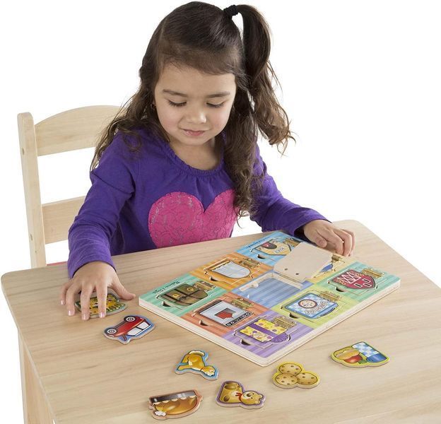 Магнітна дерев'яна дошка "Відкрий і знайди" Melissa&Doug MD10474 фото 2