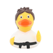 Стильна тематична гумова качечка FunnyDucks "Каратистка" L2099 фото 2