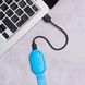 Дитяча закладка з LED ліхтариком FLEXILIGHТ із USB акумулятором 20 люм серії «Класика» - Синій стиль фото 7