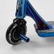 Трюковый парковый самокат Best Scooter SIMBIOTE HIC-система, пеги, колёса 120мм голубой 44374 фото 5