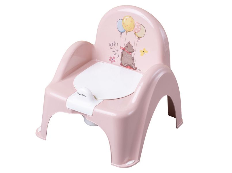 Детский горшок-стульчик TEGA BABY "Лесная сказка" с музыкой Светло-розовый фото 1