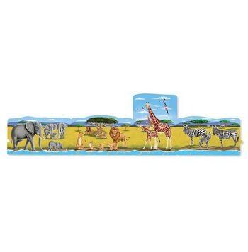 Набор мега пазлов 4 в 1 Melissa&Doug "Сафари" 24х4 элементов 40 х 30 см MD8915 фото 1