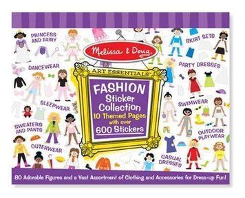 Тематический набор наклеек 600 шт для творческого декора Melissa & Doug "Мода" MD4190 фото 1