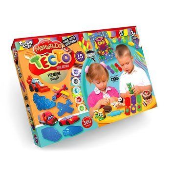 Набір для ліплення Danko Toys Master-Do тісто та аксесуари 15 кольорів по 20 г TMD-03-04 фото 1