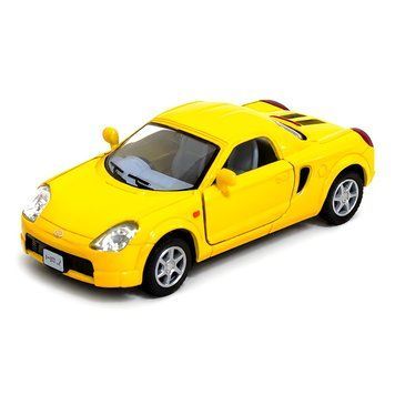 Іграшкова машинка Kinsmart Toyota MR2, металева, масштаб 1:32, жовта KT5026W фото 1