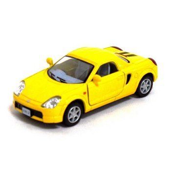 Іграшкова машинка Kinsmart Toyota MR2, металева, масштаб 1:32, жовта KT5026W фото 1