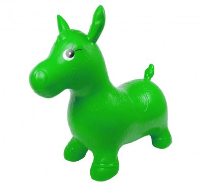Резиновый прыгун "Лошадка" MS0737 Зеленый фото 1