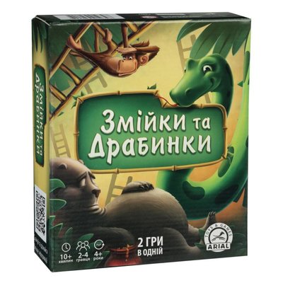 Настольная игра Arial "Змейки и лесенки" (укр) 910398 фото 1