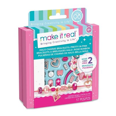 Make it Real: Мінінабір для створення браслетів «Красуня в рожевому» MR1708 фото 1