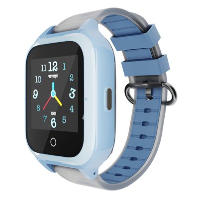 Дитячий водонепроникний GPS годинник MYOX MX-55BW (4G) блакитний з відеодзвінком фото 1