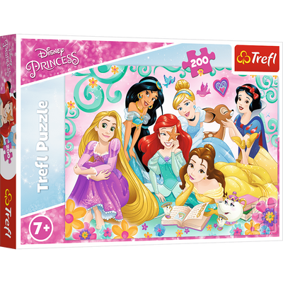 Пазли Trefl "Радісний світанок Принцеси" 200 елементів серії Disney 48х34 см 13268 фото 1