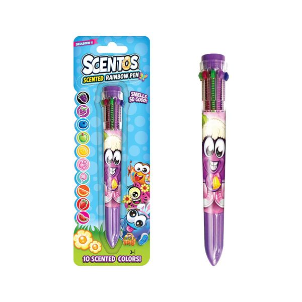 Многоцветная ароматная шариковая ручка Scentos - Пасхальные краски (10 цветов) фото 3