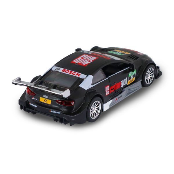 Інерційна машинка TechnoDrive Audi RS 5 DTM, масштаб 1:43, чорна фото 10