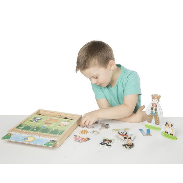 Дерев'яний набір з магнітними фігурками Melissa & Doug &laquo;Найкращі друзі&raquo; MD9309 фото 4