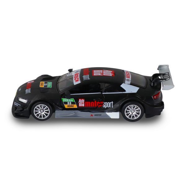 Інерційна машинка TechnoDrive Audi RS 5 DTM, масштаб 1:43, чорна фото 7