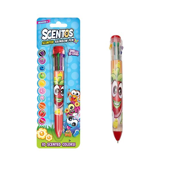 Многоцветная ароматная шариковая ручка Scentos - Пасхальные краски (10 цветов) фото 2