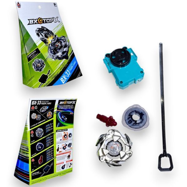 Бейблейд X Вайс Тайгер (Beyblade X Weiss Tiger) сезон 1 стиль выносливость BX-33 фото 4