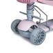 Детский самокат - трансформер 5 в 1 с подсветкой Scooter Smart пастельно-розовый фото 2