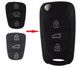 Резиновые кнопки-накладки на ключ Hyundai ix35 (Хюндай ix35) симметрия фото 4