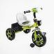 Детский трехколесный велосипед 12" Best Trike колеса EVA стальная рама световые и звуковые эффекты болотный укр BS-25084 фото 1