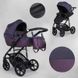 Универсальная детская коляска - трансформер 2 в 1 Expander VIVA Plum ткань + эко-кожа V-26883 фото 3