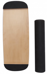 Деревянный балансборд SwaeyBoard форма Standart Grip Bavovna с ограничителями до 120 кг фото 2