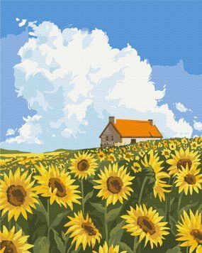 Картина по номерам BrushMe "Солнечная долина &copy; Hanna Rolinska" 40х50см BS53581 фото 1