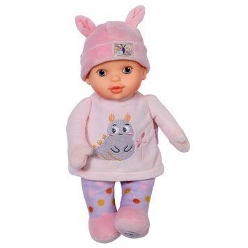 М&rsquo;яка лялька-пупс BABY BORN For babies Солодка малеча 30 см рожева з брязкальцем 838730 фото 1